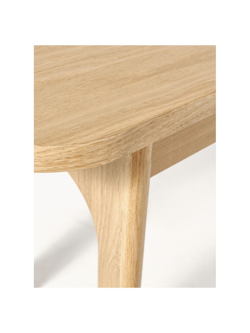 Banco de madera Apollo, tamaños diferentes, Asiento: aglomerado con chapa de r, Patas: madera de roble pintada E, Madera de roble, An 200 x F 37 cm