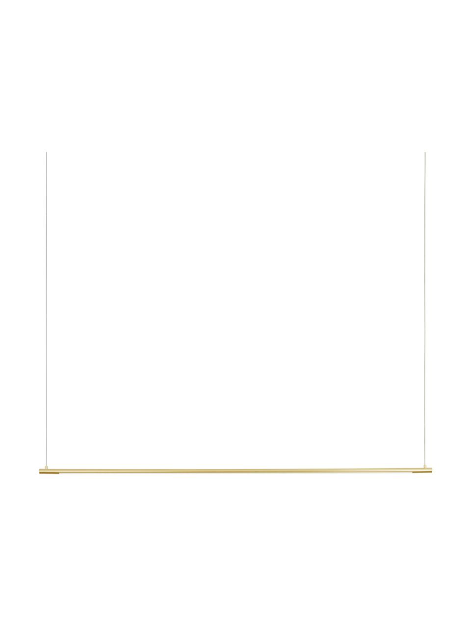 Lampa wisząca LED Elettra, Odcienie złotego, S 120 x W 2 cm
