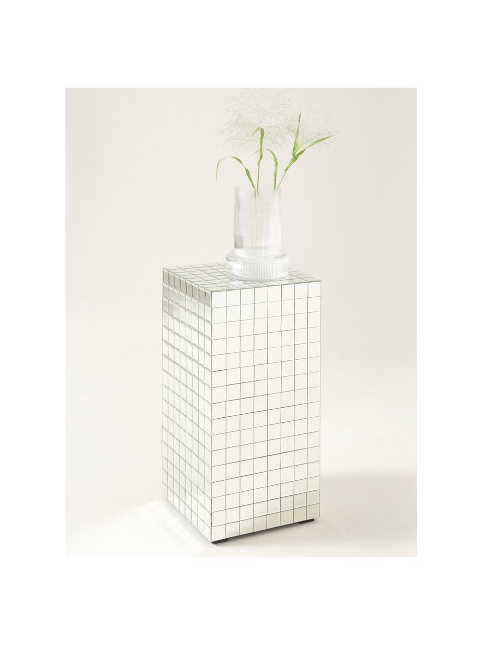 Dekoračný stĺp Disco, Chrómová, Š 40 x V 80 cm