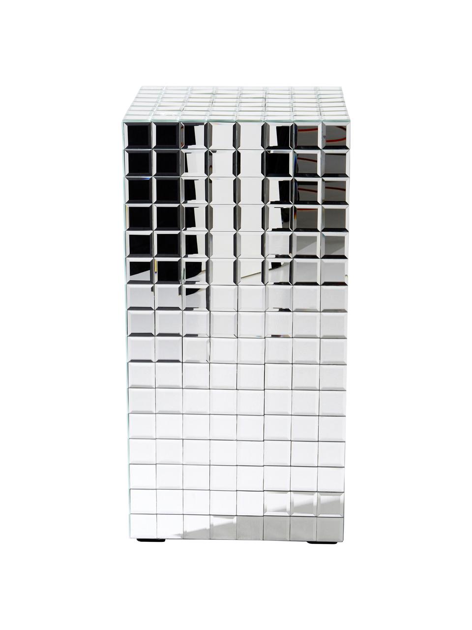 Dekoračný stĺp Disco, Chrómová, Š 40 x V 80 cm