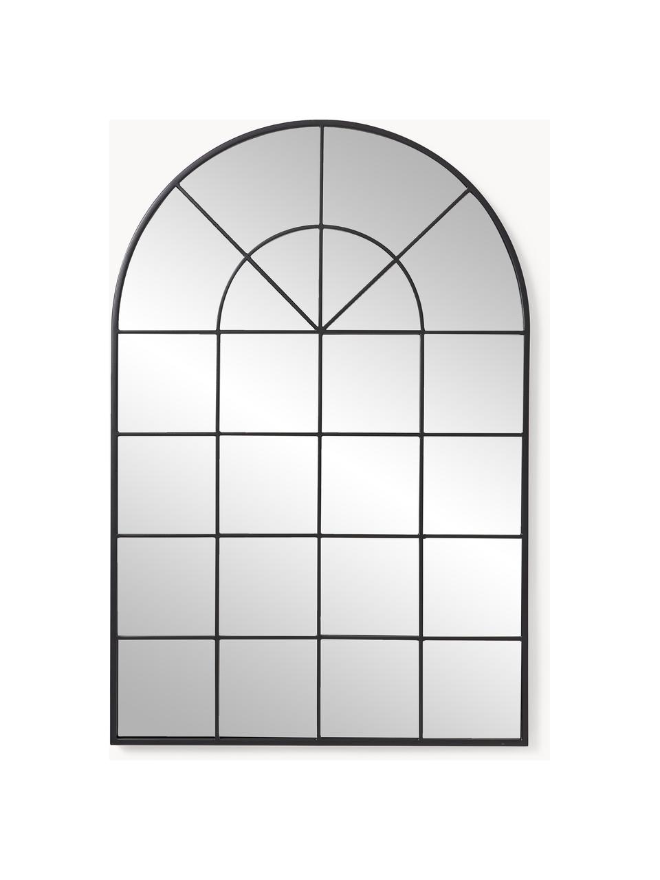 Espejo de pared ventana Clarita, Parte trasera: tablero de fibras de dens, Espejo: cristal, Negro, An 60 x Al 90 cm