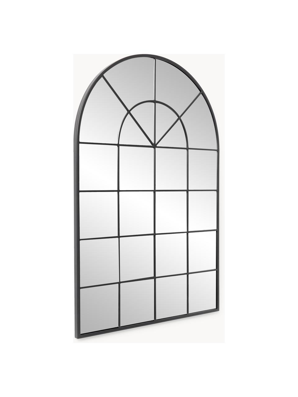 Espejo de pared ventana Clarita, Parte trasera: tablero de fibras de dens, Espejo: cristal, Negro, An 60 x Al 90 cm