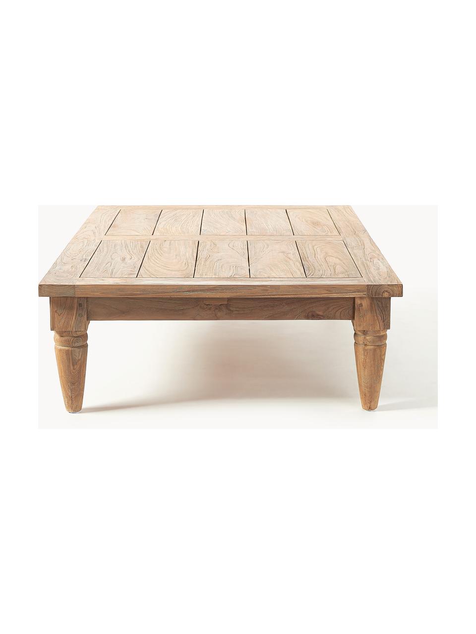 Salontafel Bali van teakhout, Teakhout, FSC-gecertificeerd, Teakhout, B 120 x H 30 cm