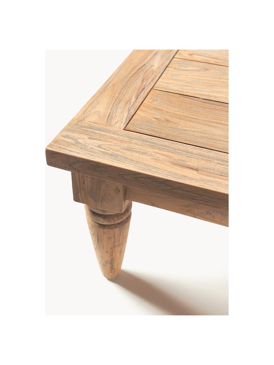 Salontafel Bali van teakhout, Teakhout, FSC-gecertificeerd, Teakhout, B 120 x H 30 cm