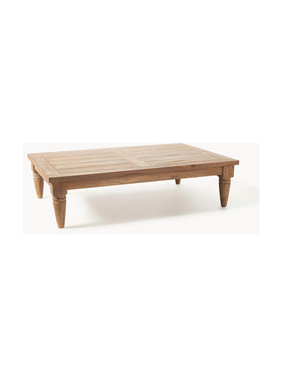 Salontafel Bali van teakhout, Teakhout, FSC-gecertificeerd, Teakhout, B 120 x H 30 cm