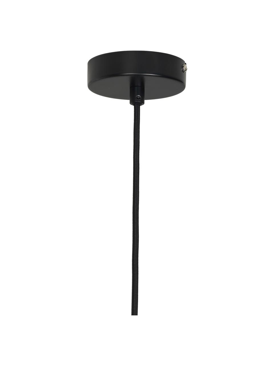 Petite suspension scandi Lolly, Blanc, noir, Ø 20 x haut. 34 cm