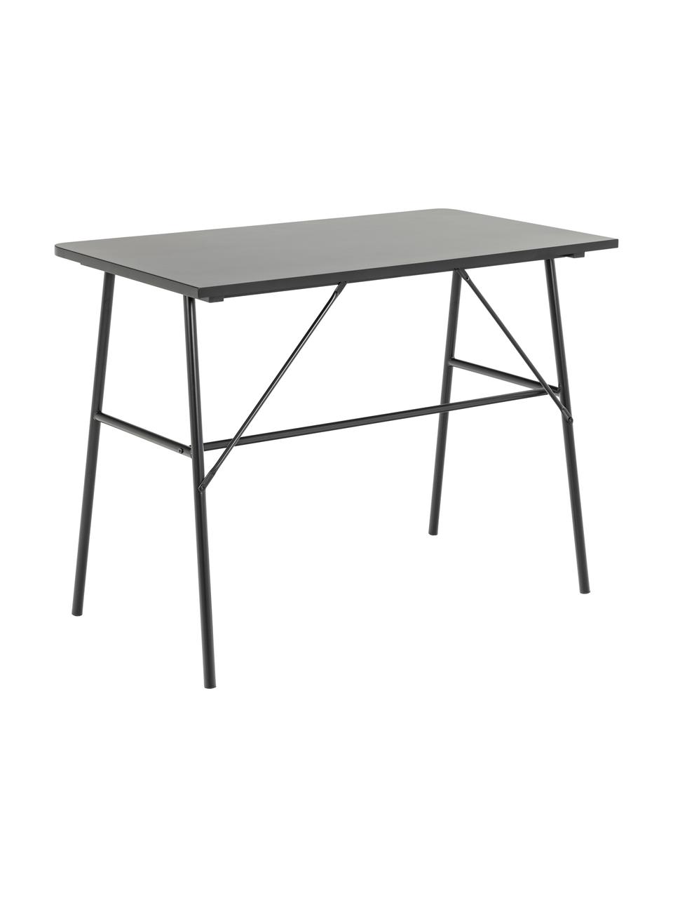 Pracovný stôl Pascal, Čierna, Š 100 x V 75 cm