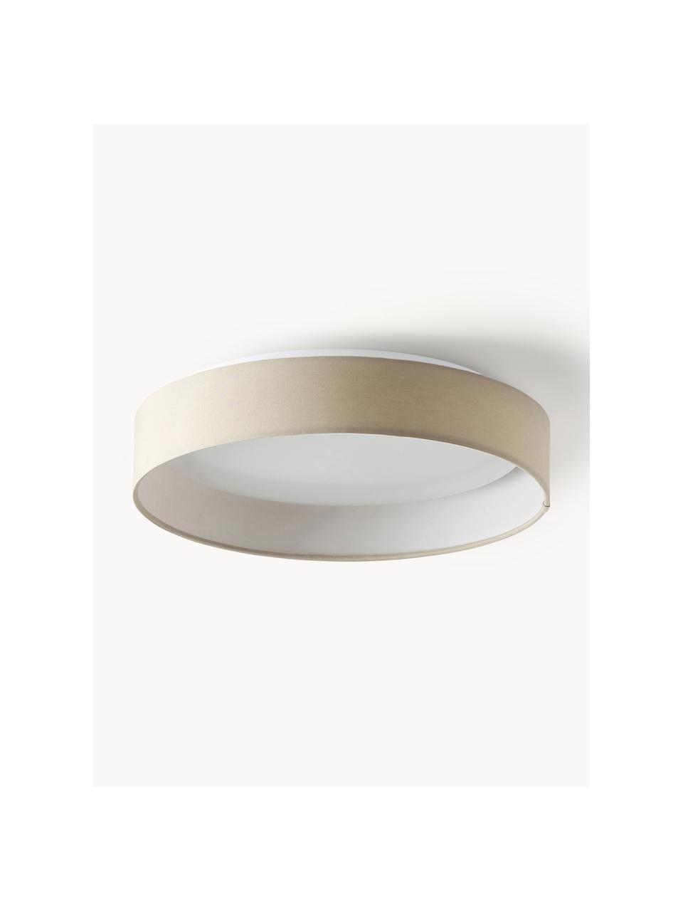 Plafón LED Helen, Beige claro, Ø 52 x Al 11 cm