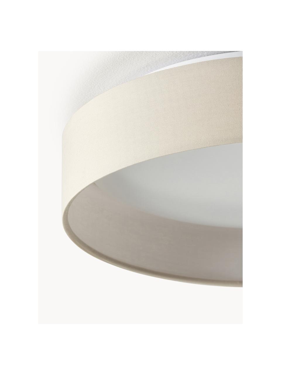 Plafonnier LED Helen, Blanc crème, Ø 52 x haut. 11 cm