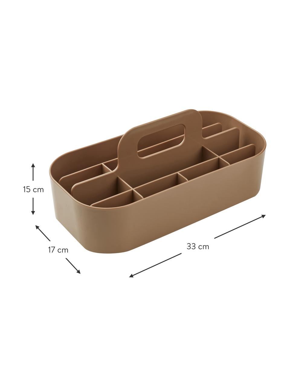 Scatola custodia Hope, >30% di plastica riciclata, Marrone chiaro, Larg. 33 x Alt. 15 cm