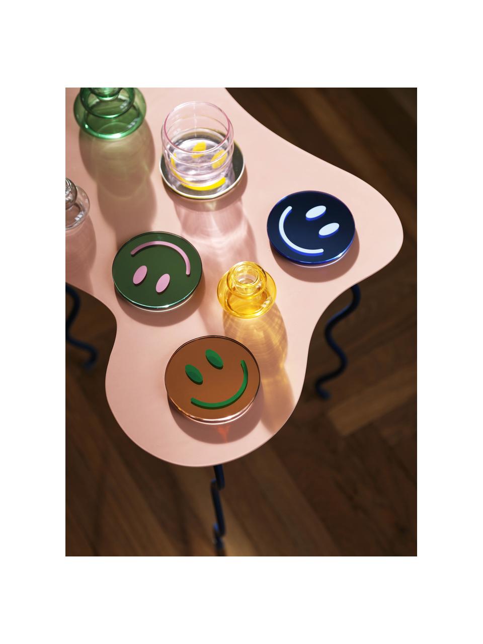 Glas-Untersetzer Smile, 4-er Set