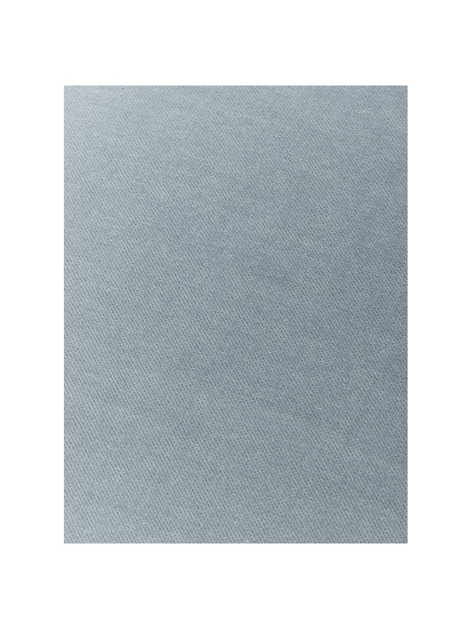 Jednobarevný sametový povlak na polštář Dana, 100% bavlněný samet, Světle modrá, Š 50 cm, D 50 cm