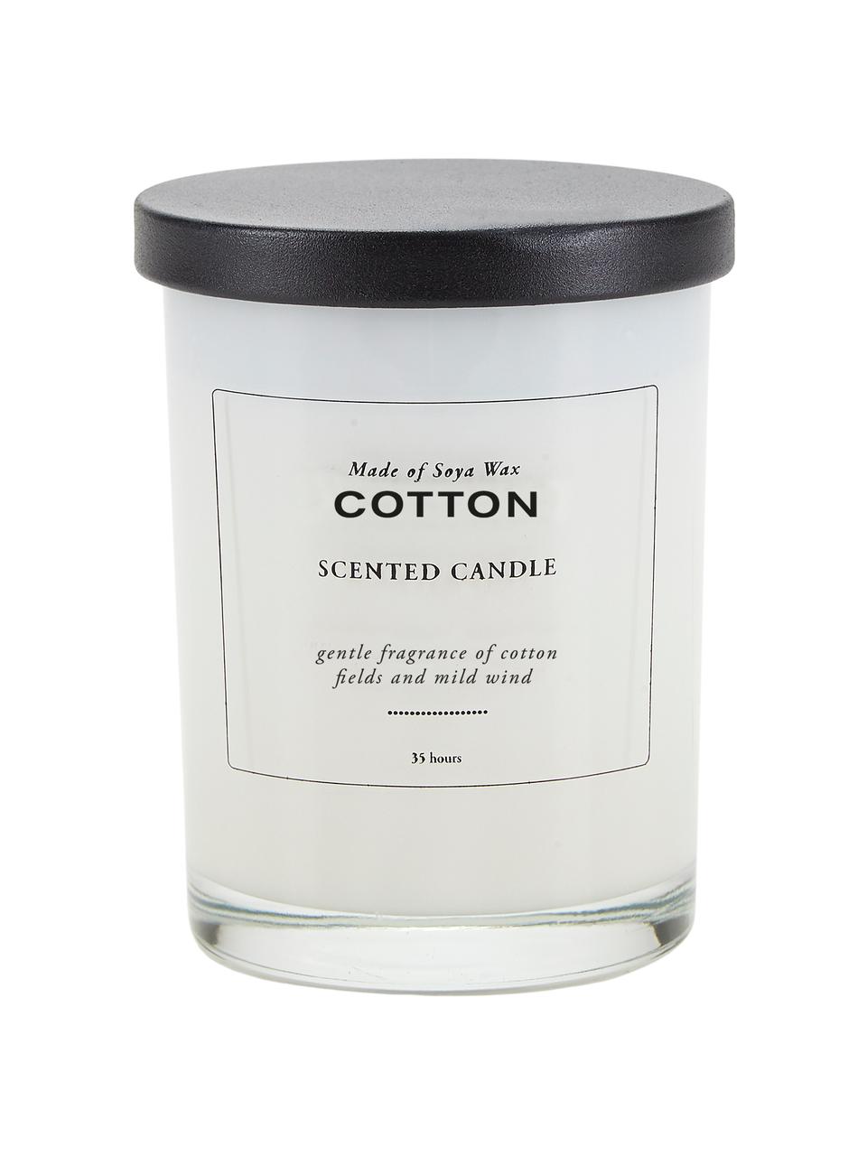 Bougie parfumée Cotton (coton, brise légère), Coton, brise légère, Ø 8 x haut. 10 cm