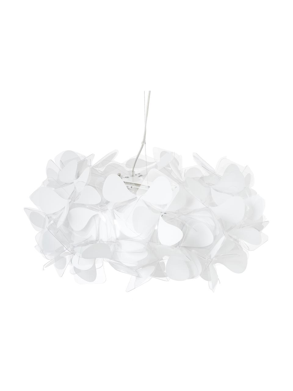 Lampa wisząca Clizia Mama Non Mama, Transparentny, biały, Ø 53 x W 25 cm
