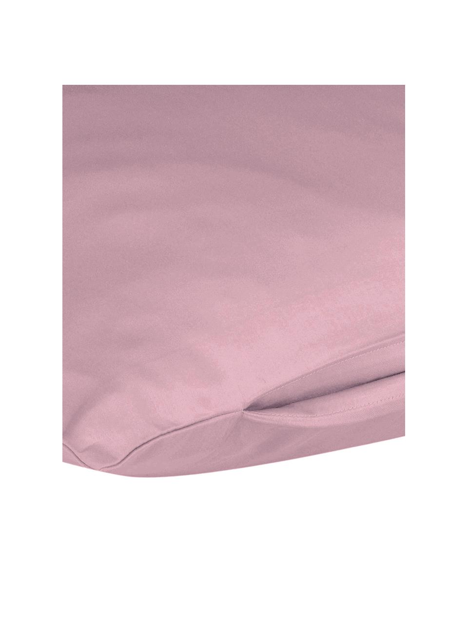 Baumwollsatin-Kissenbezug Comfort in Mauve, 65 x 100 cm, Webart: Satin, leicht glänzend Fa, Mauve, B 65 x L 100 cm