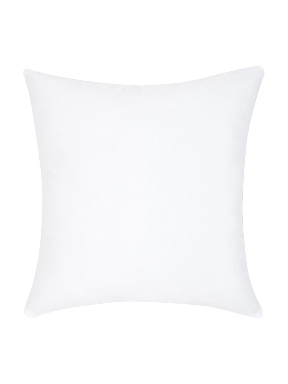 Housse de coussin imprimé pois Riley, 100 % coton, Noir, blanc, larg. 40 x long. 40 cm