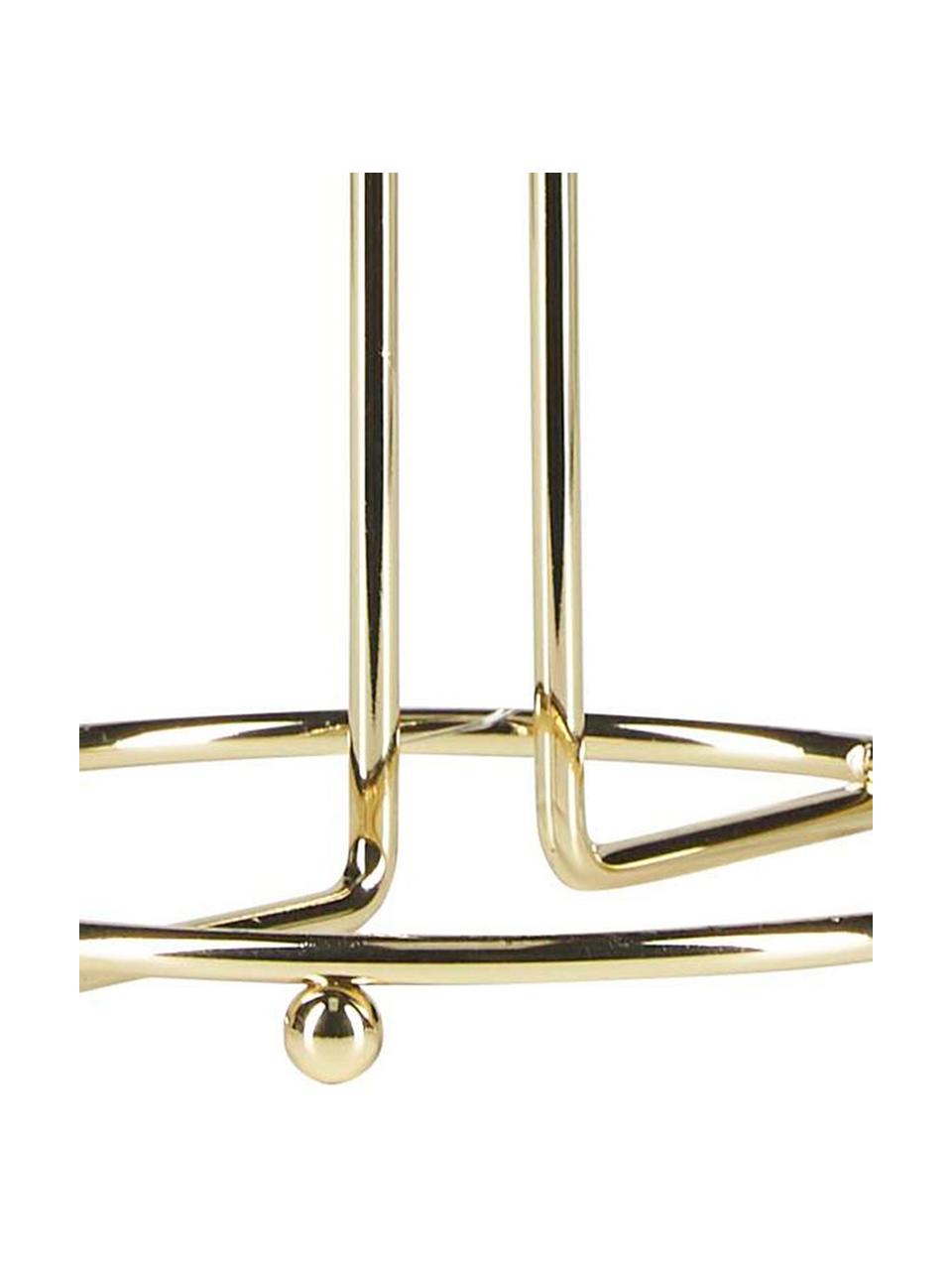 Portarrollos de cocina Amo, Metal recubierto, Dorado, Ø 14 x Al 28 cm
