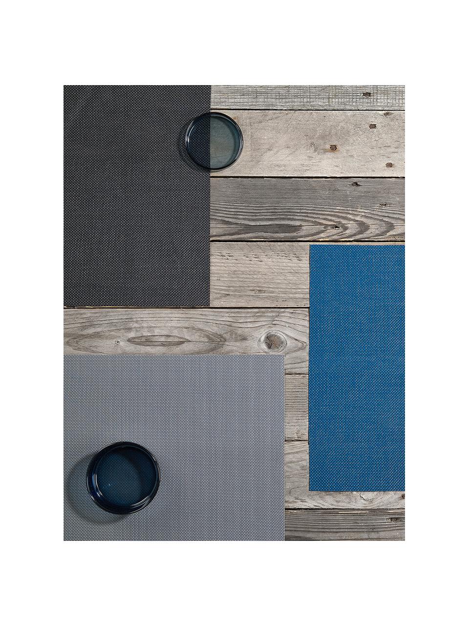 Placemats Mabra, 2 stuks, Kunststof (PVC), Zwart, 30 x 40 cm