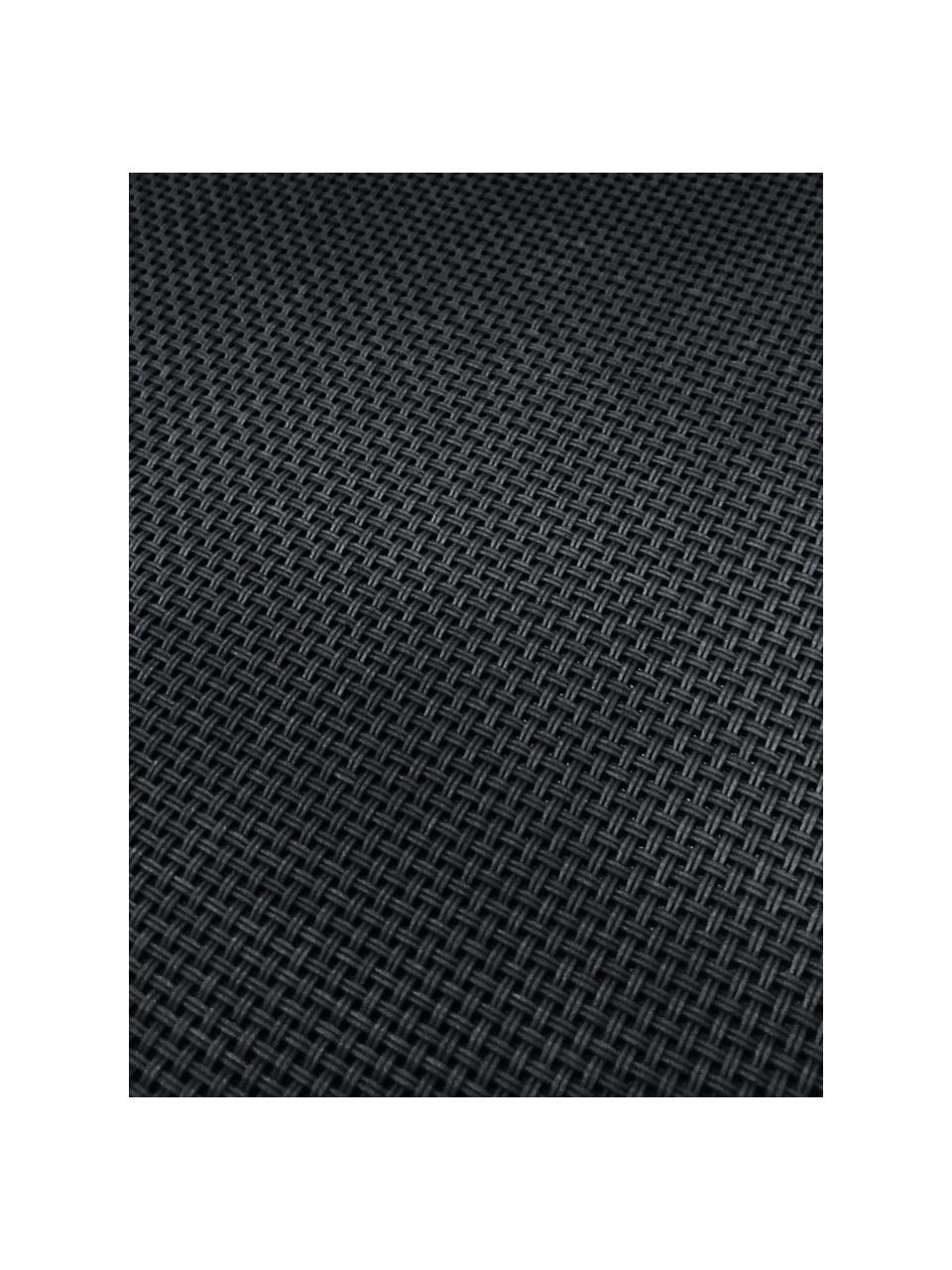 Tovaglietta americana Mabra 2 pz, Materiale sintetico (PVC), Nero, Larg. 30 x Lung. 40 cm