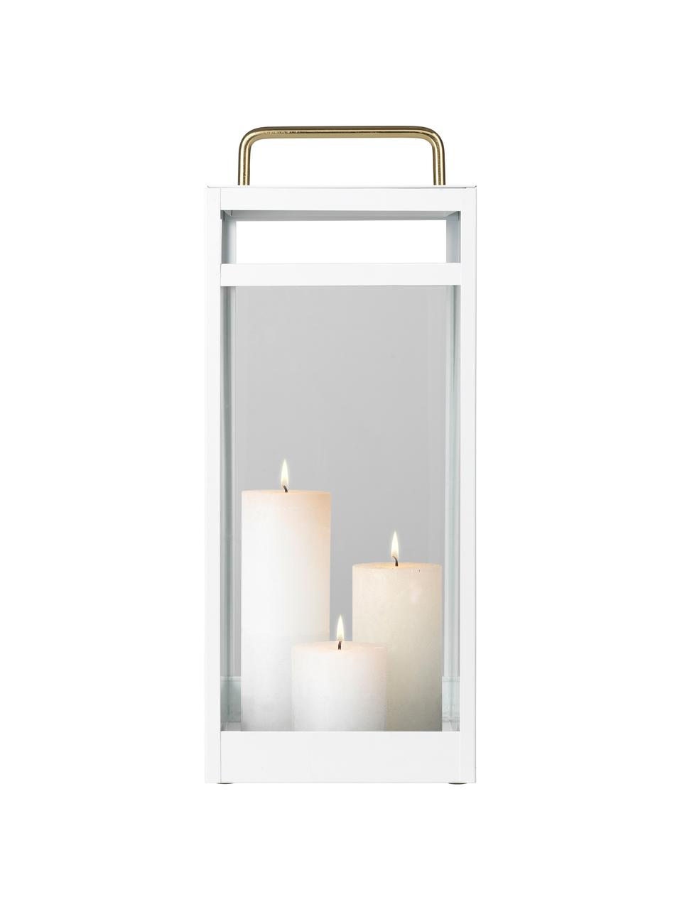 Lanterne Pure Nordic, Blanc, larg. 20 x haut. 56 cm