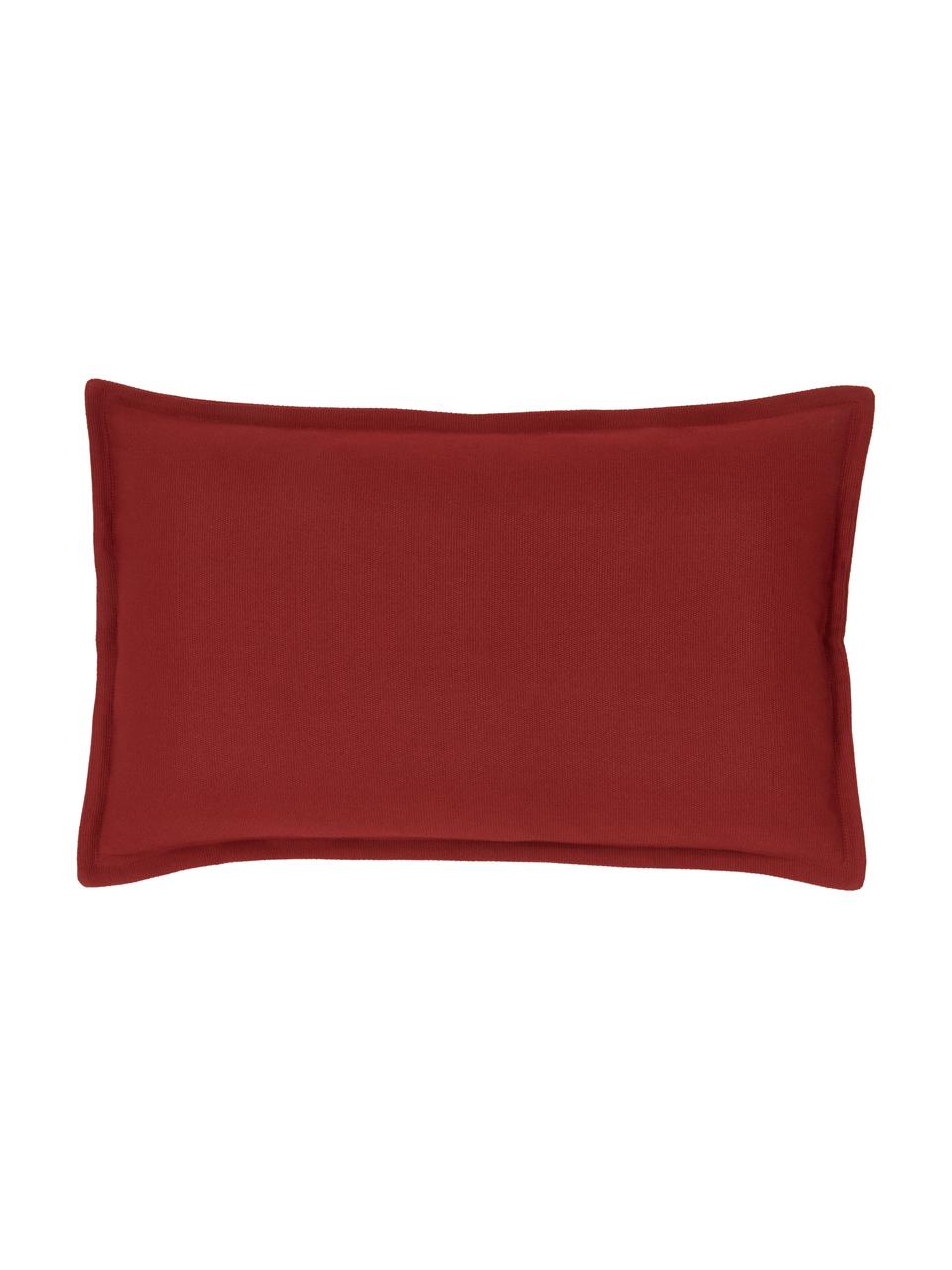 Federa arredo in cotone rosso scuro Mads, 100% cotone, Rosso, Larg. 30 x Lung. 50 cm