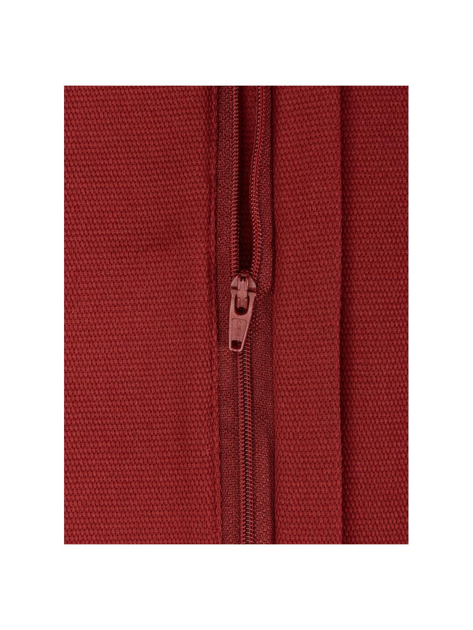 Federa arredo in cotone rosso scuro Mads, 100% cotone, Rosso, Larg. 30 x Lung. 50 cm