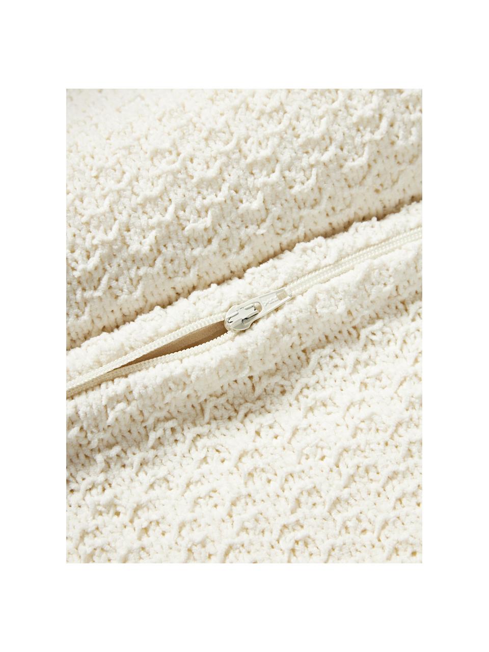 Housse de coussin 60x60 en chenille Everly, 100 % polyester (recyclé), certifié GRS

Le matériau est certifié selon STANDARD 100 by OEKO-TEX®, 11.HIN.00050, Blanc cassé, larg. 50 x long. 50 cm