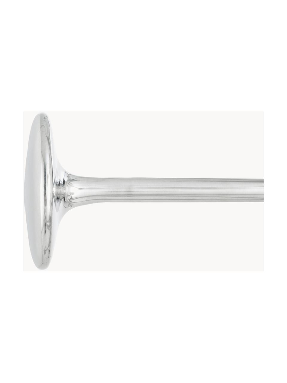 Garderobenständer Trumpet, Aluminium, beschichtet, Silberfarben, Ø 64 x H 200 cm