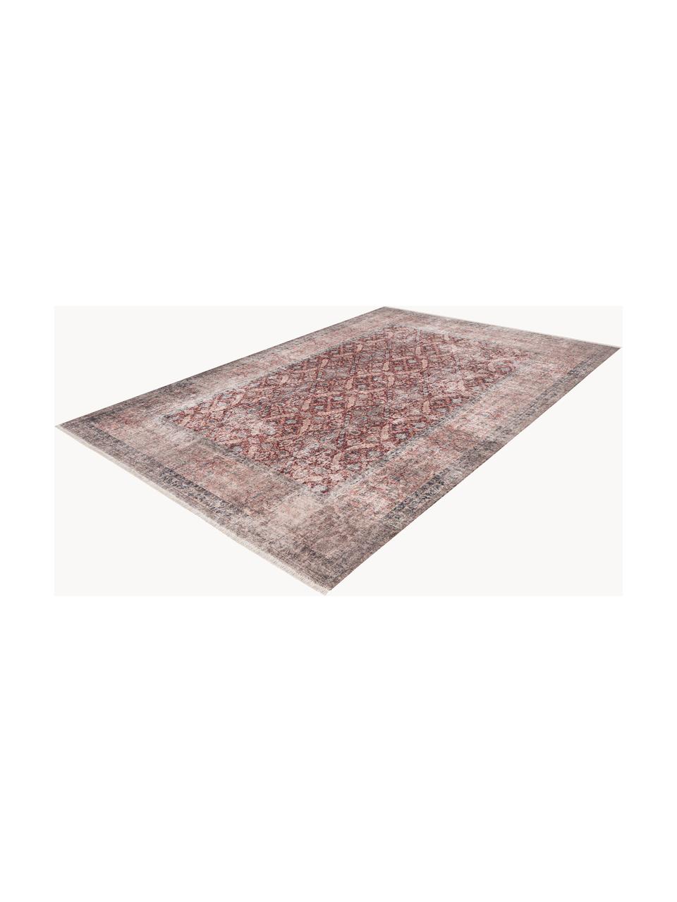 In- & Outdoor-Teppich Maurea mit Ornament-Muster, 70 % Baumwolle, 30 % Polyester, Terrakotta, B 120 x L 170 cm (Größe S)