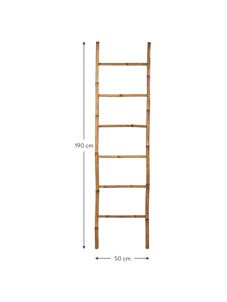 Handtuchleiter Safari aus Bambus, Bambus, Bambus, B 50 x H 190 cm