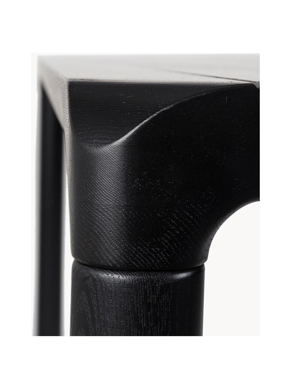 Jedálenský stôl Storm, Stolová doska a nohy: čierna, Š 220 x H 90 cm