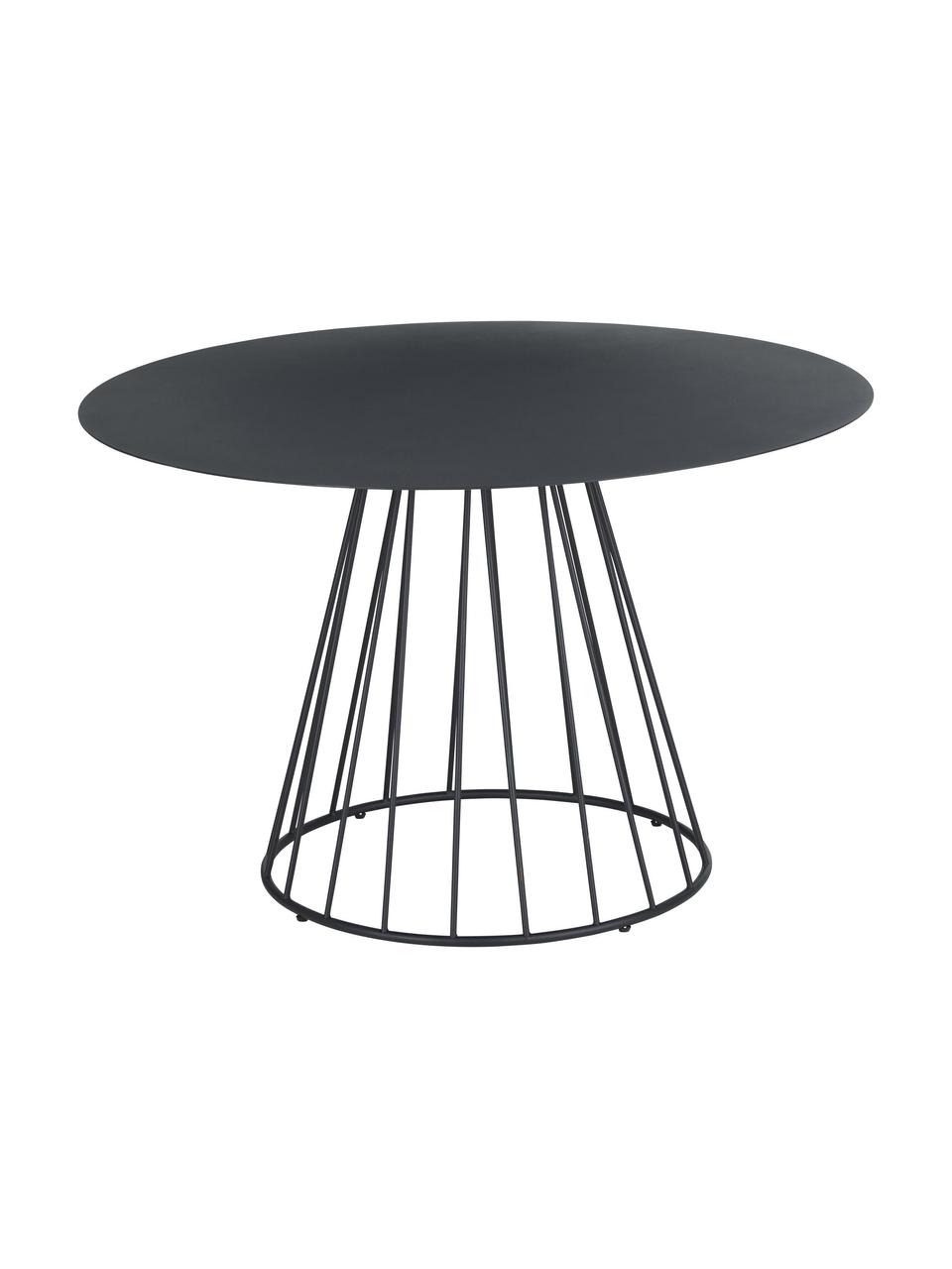 Okrúhly stôl Maggie, Ø 120 cm, Drevo, čierna, Ø 120 x V 75 cm