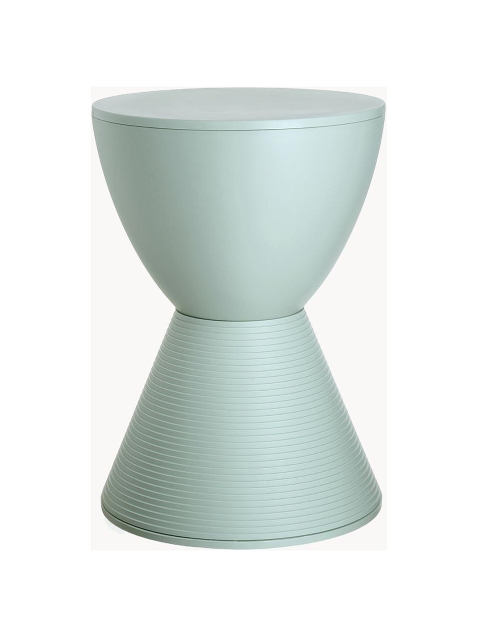 Stołek/stolik pomocniczy Prince AHA, Pigmentowany polipropylen, Szałwiowy zielony, Ø 30 x W 43 cm