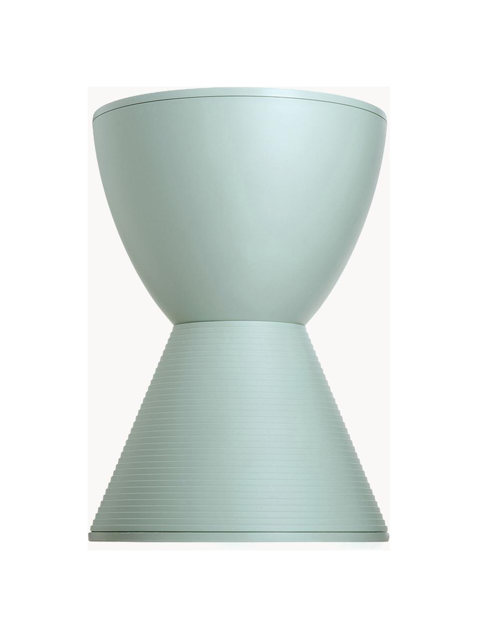 Stołek/stolik pomocniczy Prince AHA, Pigmentowany polipropylen, Szałwiowy zielony, Ø 30 x W 43 cm