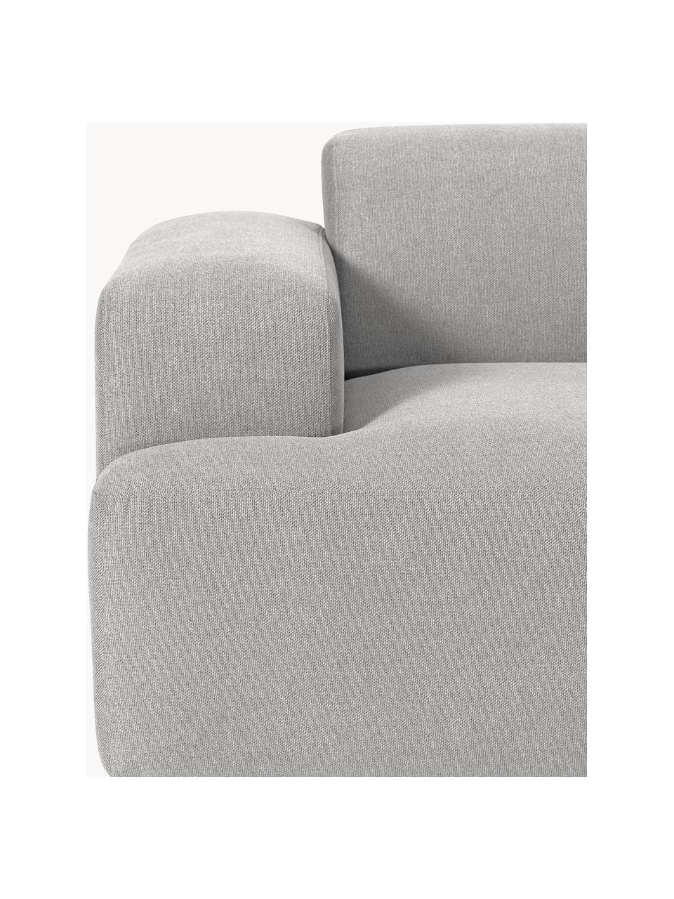 Canapé 4 places Melva, Tissu gris clair, larg. 319 x prof. 101 cm