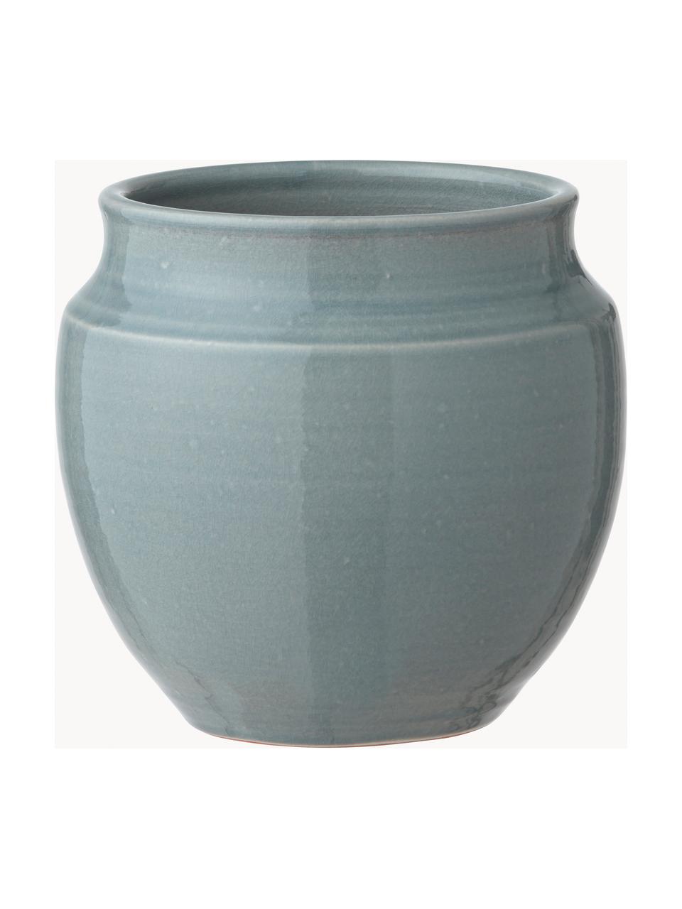 Portavaso Vita, alt. 17 cm, Gres, Grigio-blu, Ø 15 x Alt. 17 cm