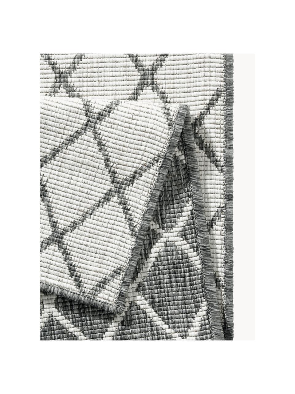 Dwustronny chodnik wewnętrzny/zewnętrzny  Malaga, Szary, odcienie kremowego, S 80 x D 250 cm