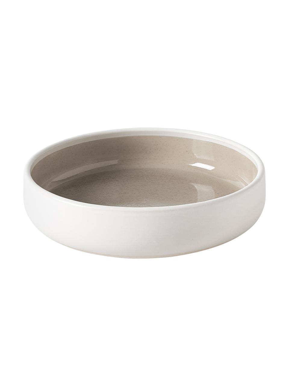 Service de table Ginger, 4 personnes (12 élém.), Grès cérame, Blanc cassé, beige, Lot de différentes tailles