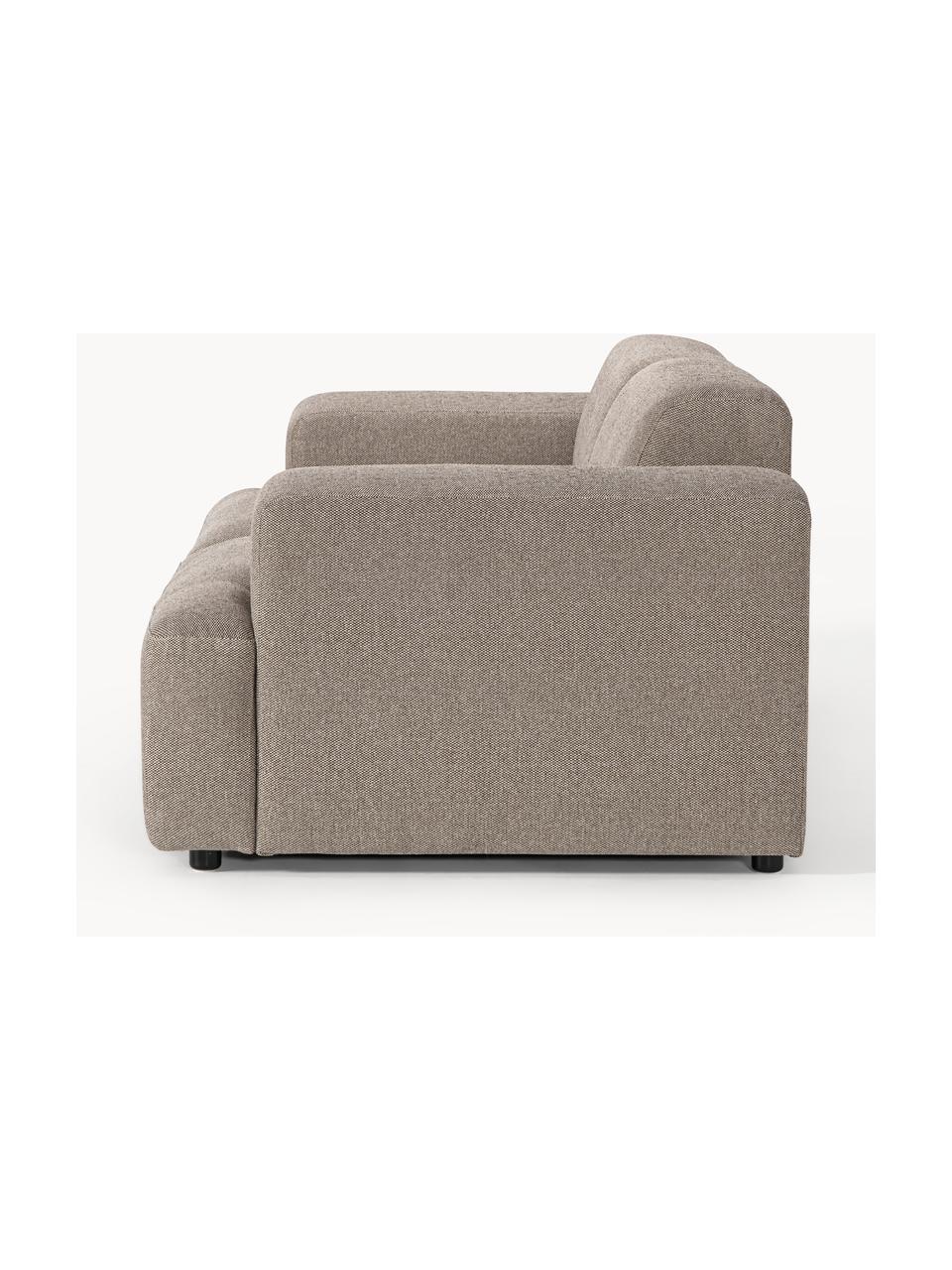 Sofa Melva (2-Sitzer), Bezug: 100 % Polyester Der strap, Gestell: Massives Kiefern- und Fic, Füße: Kunststoff Dieses Produkt, Webstoff Greige, B 198 x T 101 cm