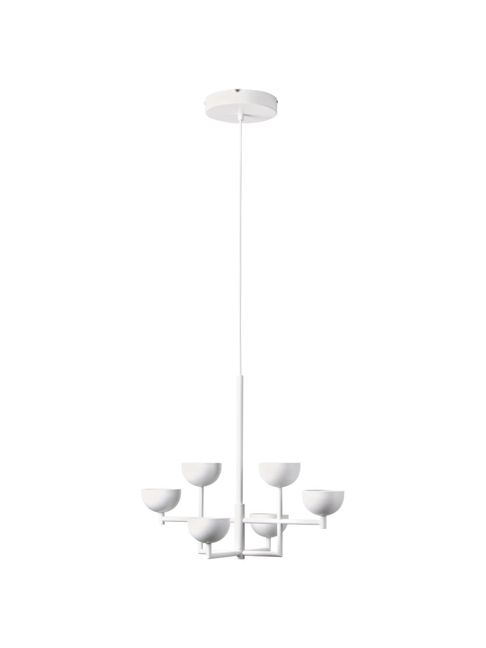 Lampa wisząca LED Paula, Biały, S 55 x W 49 cm