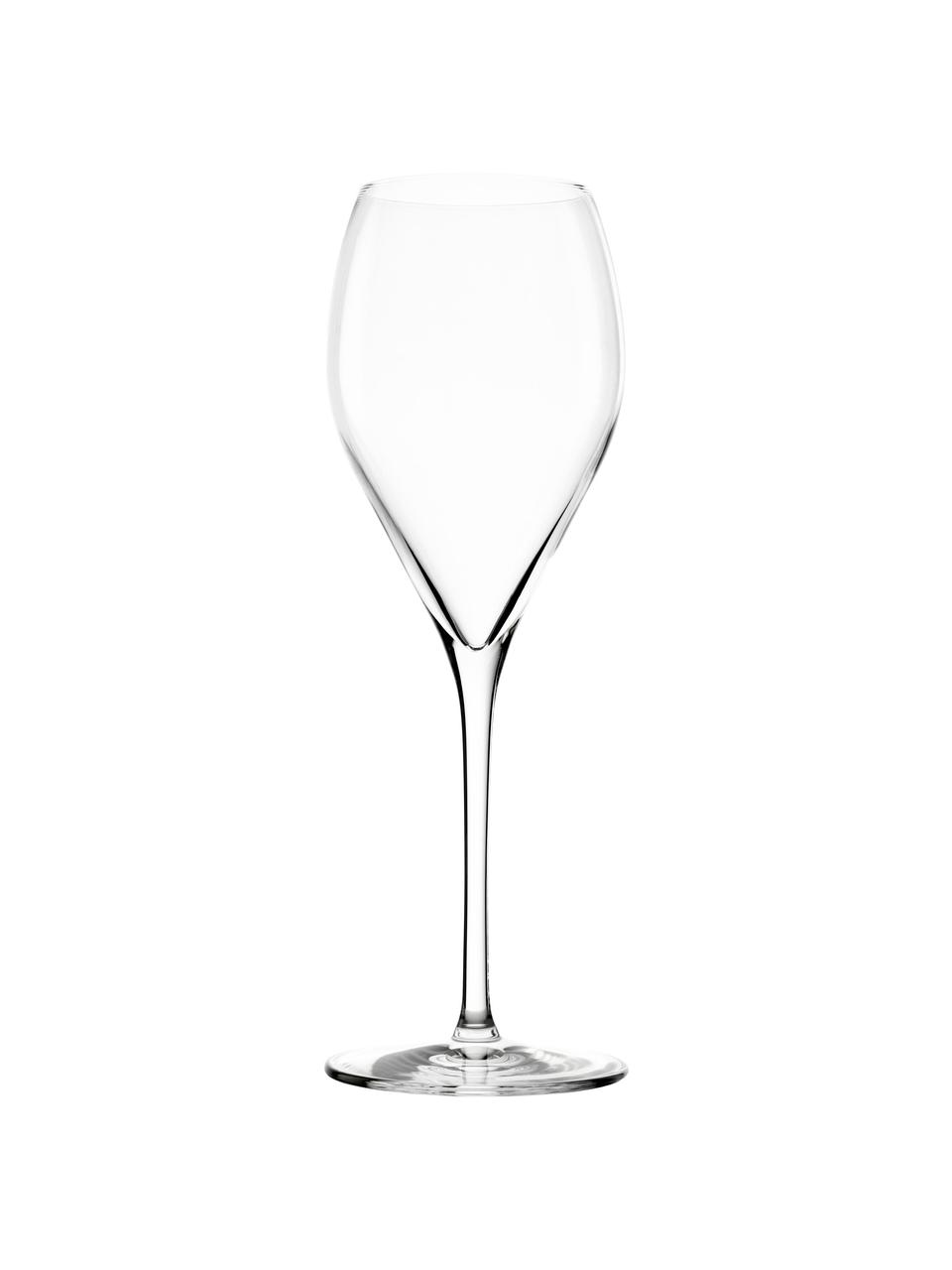 Kieliszek do szampana ze szkła kryształowego Prestige, 6 szt., Szkło kryształowe, Transparentny, Ø 8 x W 23 cm, 340 ml