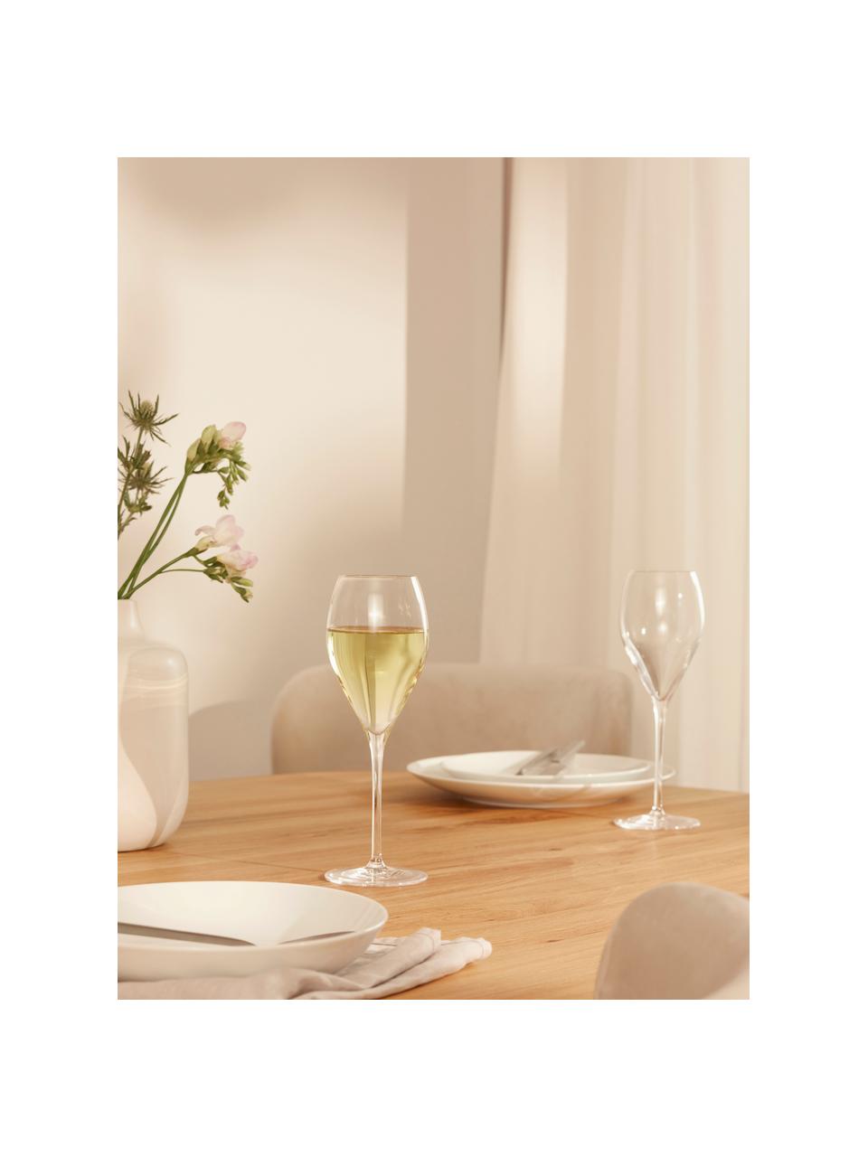 Křišťálové sklenice na šampaňské Prestige, 6 ks, Křišťál, Transparentní, Ø 8 cm, V 23 cm, 340 ml