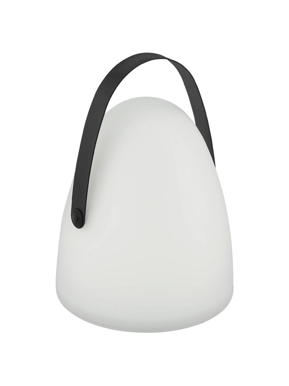 Lampe à poser mobile pour extérieur Collirados, Blanc, noir, Ø 21 x haut. 30 cm