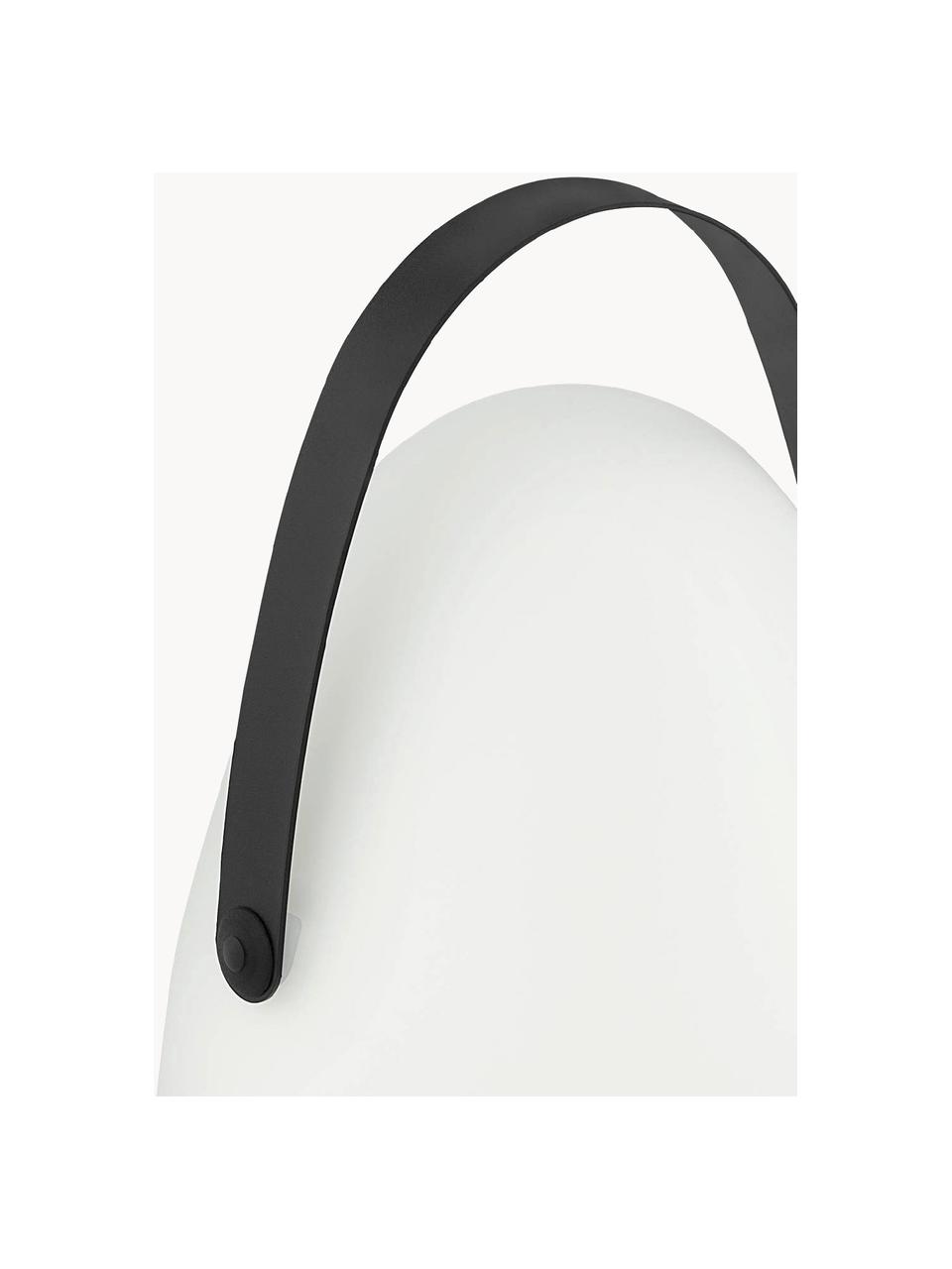 Lampe à poser mobile pour extérieur Collirados, Blanc, noir, Ø 21 x haut. 30 cm