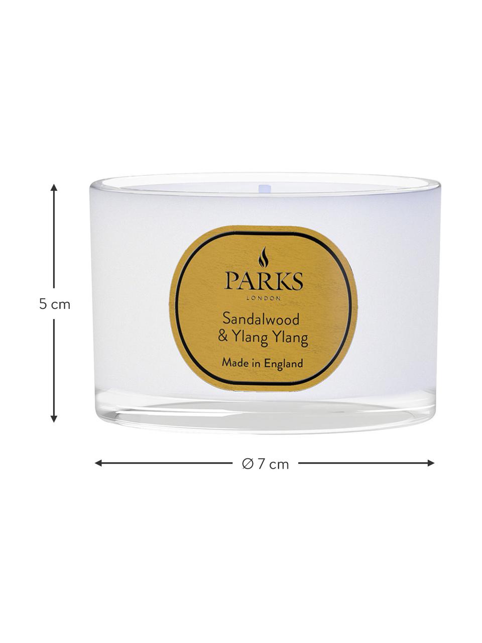 Komplet świec zapachowych Vintage Aromatherapy, 3 elem, Drzewo sandałowe, ylang ylang, pomarańcza, drewno cedrowe, goździk, wetiwer, mię, Ø 7 x W 5 cm