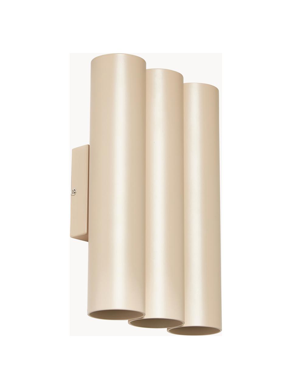 LED lampa Tacey, Kov, Svetlobéžová, Š 18 x V 28 cm