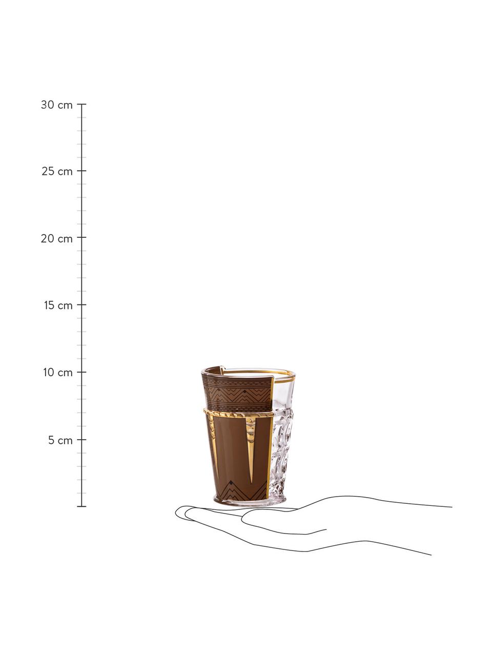 Súprava krištáľových pohárov Hybrid, 3 diely, Krištáľové sklo, Priehľadná, viac farieb, Ø 9 x V 10 cm, 220 ml