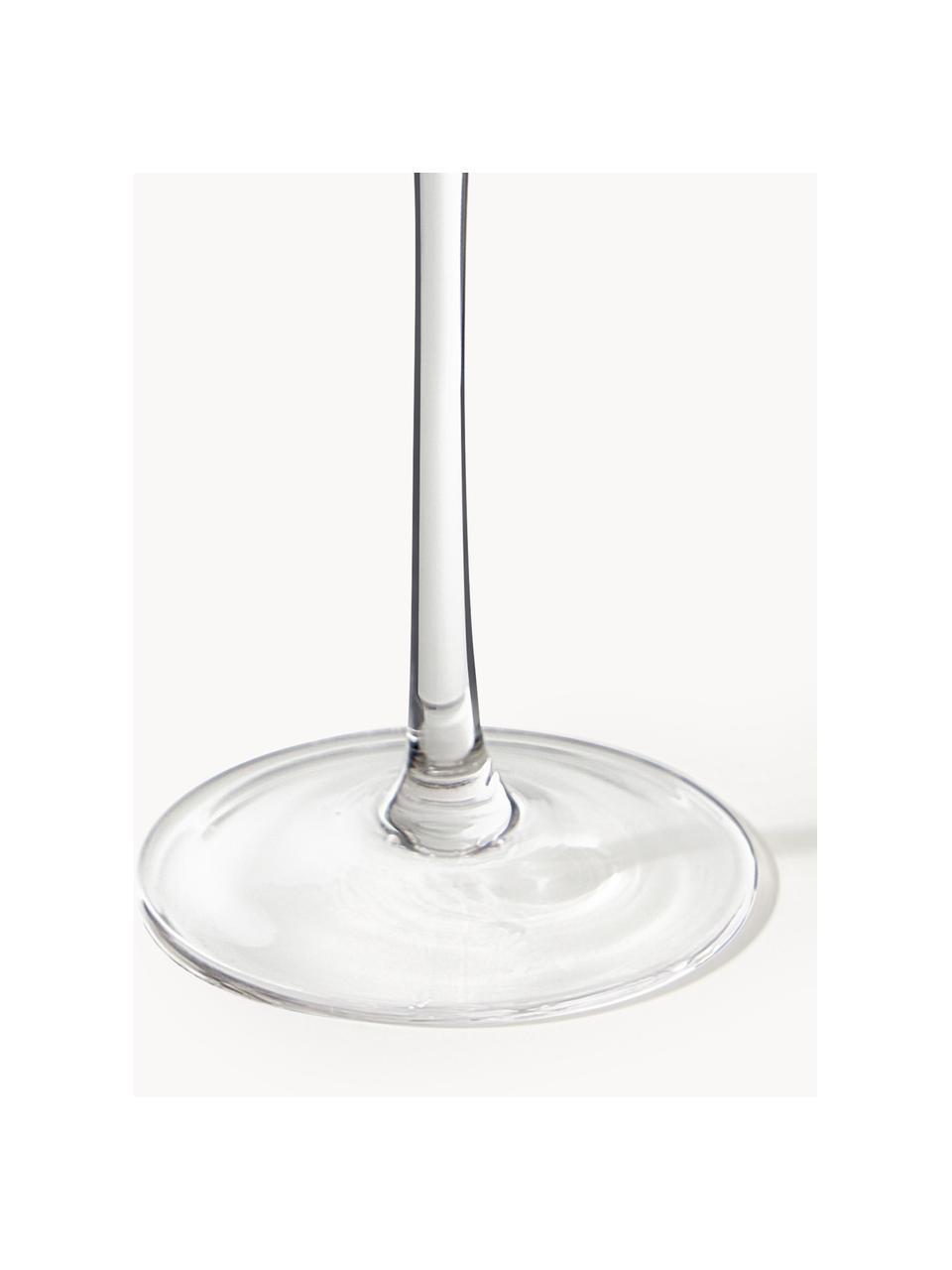 Fúkané poháre na šampanské Aleo, 4 ks, Sodno-vápenaté sklo, Priehľadná, Ø 10 x V 17 cm