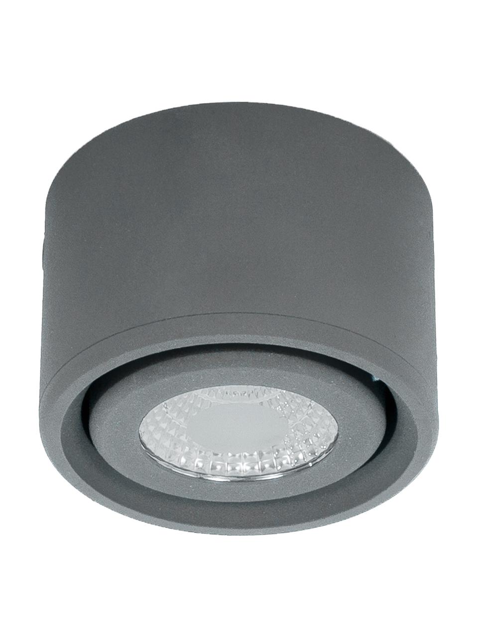 Stropná bodová LED lampa Anzio, Antracitová, Ø 8 x V 5 cm