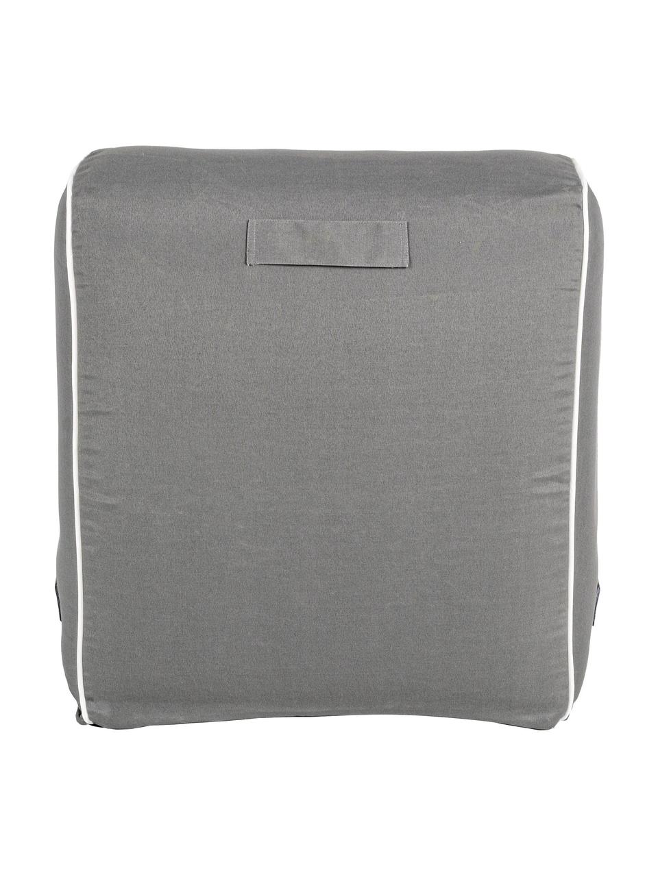 Aufblasbarer Garten-Liegesack Rihanna in Grau, Bezug: Polyestergewebe (200 g/m², Grau, Weiß, B 60 x T 90 cm